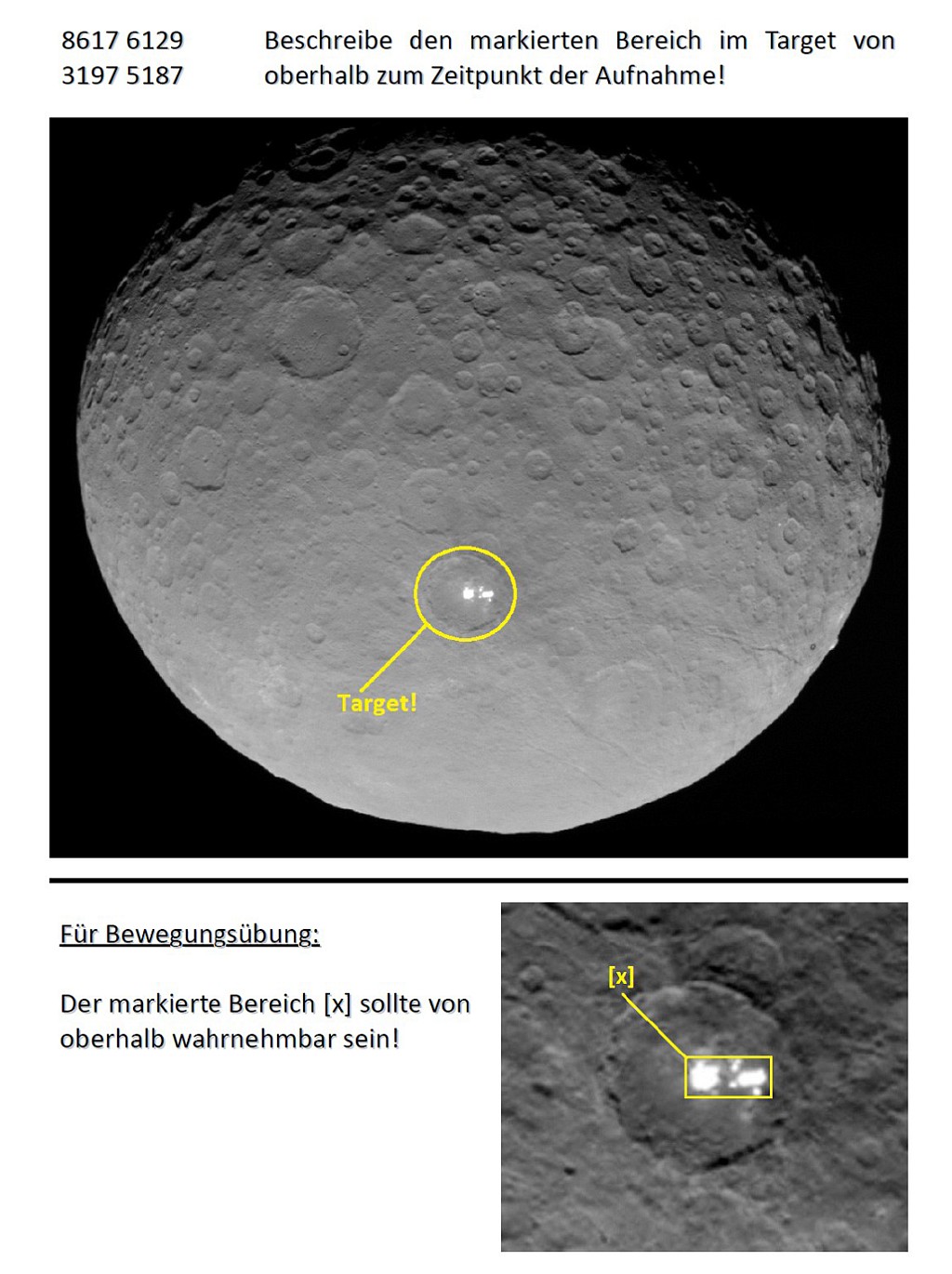 RV - Ceres (weiße Flecken) - Target