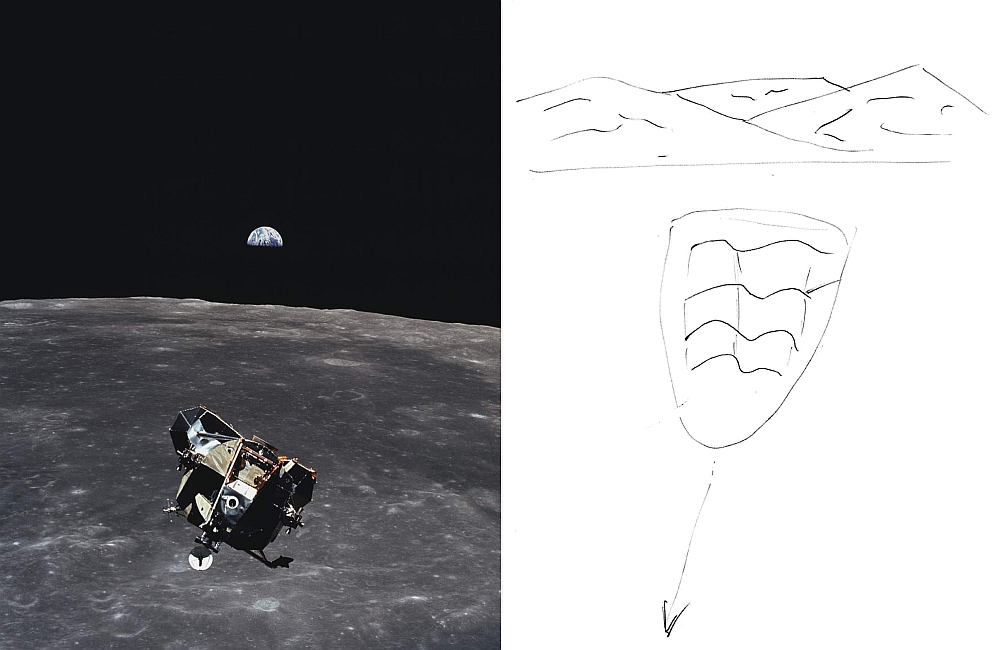 Apollo 11-Aufstiegsstufe (Vergleich)